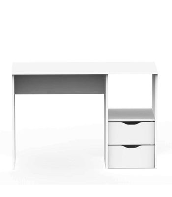 Mesa oficina o despacho Eko acabado blanco, 76 cm(alto)115 cm(ancho)50 cm(fondo)