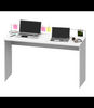 Mesa oficina o despacho Haley acabado blanco 77/89 cm(alto)131.5 cm(ancho)45