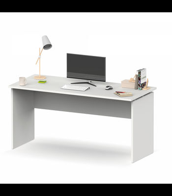 Mesa oficina o despacho Rivoli acabado blanco, 76 cm(alto)155 cm(ancho)68