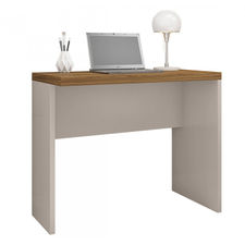 Mesa oficina studio 90 basic sin cajones - miel &amp; gris