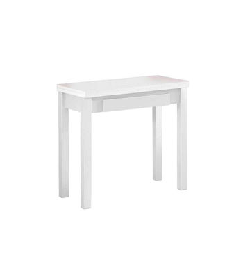 Mesa para cocina extensible acabado blanco 73 cm(alto) 40/80 cm(ancho)80 - Foto 3