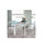 Mesa para cocina extensible acabado blanco mármol, 76.5 cm(alto) 110/170 - Foto 2