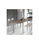 Mesa para cocina extensible acabado cristal moka, 76.5 cm(alto) 110/170 - Foto 2
