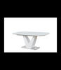 Mesa para comedor extensible Md-UVE acabado blanco, 160/200cm(ancho)