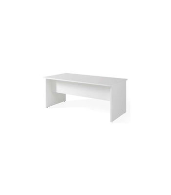 Mesa para oficina o estudio acabado blanco, 73 cm(alto)160 cm(ancho)80 cm(fondo)