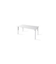 Mesa para oficina o estudio Neko acabado blanco, 74 cm(alto)140 cm(ancho)80