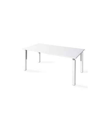 Mesa para oficina o estudio Neko acabado blanco, 74 cm(alto)140 cm(ancho)80 - Foto 3