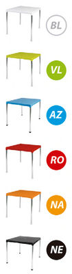 Mesa para Terraza Bar color Azul 70 x 70 cm - Foto 2