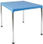 Mesa para Terraza Bar color Azul 70 x 70 cm - 1