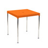 Mesa para Terraza Bar color Naranja 70 x 70 cm
