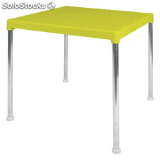 Mesa para Terraza Bar, color Verde 70 x 70 cm