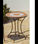 Mesa para terraza jardín mosaico Málaga-60, (Diámetro-Alto): 60 x72H cm. - 1