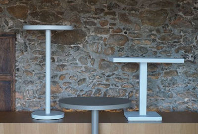 Mesa pie alto estructura aluminio anodizado Barcino - Foto 4