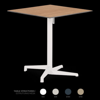 Tablero para mesas de Melamina 70x70 cm con acabado en varios colores
