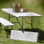 Mesa plegable estructura acero pintado Easy 180cm - Foto 2