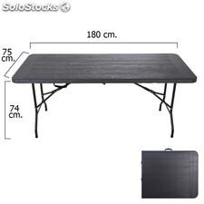 Mesa plegable ajustable y plegable portátil, mesa  – Grandado