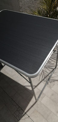 Mesa portafolio 60x80 aluminio cubierta negra - Foto 4