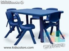 Mesa Rectangular para niños Kids Colors ( Precio en Pesos Mex )