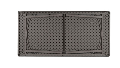 Mesa rectangular plegable premium xxl 183 cm - marron - Foto 2