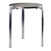 Mesa redonda aluminios - inox 60 cm
