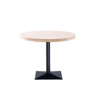 Mesa redonda Bar Moss acabado roble nordish/negro, 74cm(alto) 110cm(ancho)