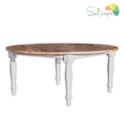 Patas de mesa doradas para vidrio redondo, mármol, mesas de madera, comedor  de latón de 35 de diámetro. Base de mesa redonda -  España