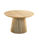 Mesa redonda extensible Md-Keanu acabado oak, 75cm(alto ) 120/160/200cm(ancho) - 1