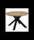 Mesa redonda Mistral con patas metálicas negras, 76 cm(alto)120 cm(ancho) - 1
