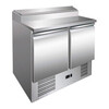 Mesa refrigerada gn 1/1 pizzas y ensaladas dos puertas modelo PS200 línea