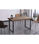 Mesa salon fija Natural roble american estructura negra 140 cm(ancho) 80 - Foto 2