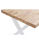 Mesa salon fija X-Loft-140 acabado roble nordish/blanco, 76 cm(alto)140 - Foto 2