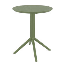 Mesa sky redonda 60 cm - verde oliva