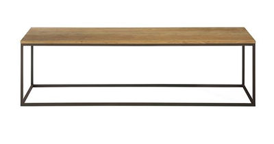 Mesa tv industrial simple madera hierro