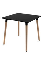 Mesas Comedor - Mesa Tower Cuadrada 70 cm - Negro