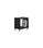 Mesita auxiliar kubox 1x1 acabado negro, 48 cm (alto) 41cm (ancho) 29 cm(fondo) - 1