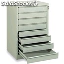 Metal drawers 8 drawers empty no-mod. cas8v-dim. l 62 cm x d 55 x h 95.2-0.33 m³