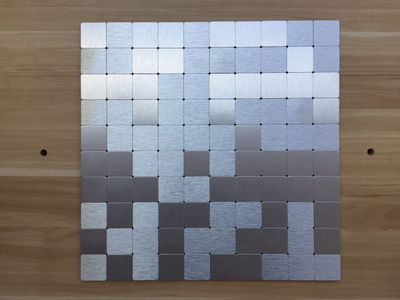 metal mosaic tiles /glass mosaic/ Aluminum peel mosaic - Foto 5