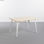 Metall/Holz Tisch stark weiß 120X80CM thinia home - 1