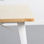 Metall/Holz Tisch stark weiß 120X80CM thinia home - Foto 4