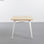 Metall/Holz Tisch stark weiß 80X80CM thinia home - Foto 2