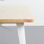 Metall/Holz Tisch stark weiß 80X80CM thinia home - Foto 3