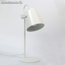 Metallische weiße Lampe 34.5CM sieben auf deco