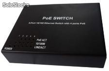 Metricu 5 Port 10/100Mbps Ethernet Switch with 4 Port Power Over Ethernet