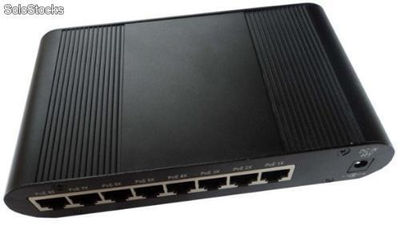 Metricu 8 Port 10/100Mbps Ethernet Switch with 8 Port Power Over Ethernet