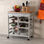 Meuble auxiliaire de cuisine polyvalent, modèle Kitchen (gris) - Sistemas David - Photo 2