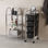 Meuble pour votre salle de bain avec 4 tiroirs, modèle Round (Noir) - Sistemas - Photo 2