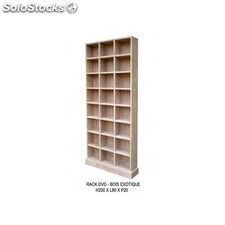 meuble range dvd 1224 - colori: bois cérusé