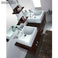Meuble salle de bain double vasques Doubo-Doubo ( 1400mm ) - Photo 2