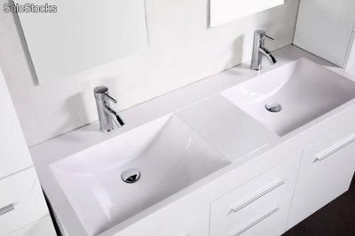 Meuble salle de bain double vasques think ( 1.3m+ 0.4m+ 0.4m ) - Photo 2