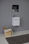 Meubles suspendus OS 40x22 cm + lavabo en résine + miroir - Photo 4